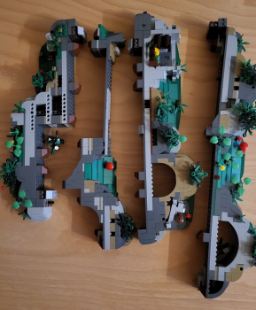 Bergteile das Basis der Hurde-Erweiterung