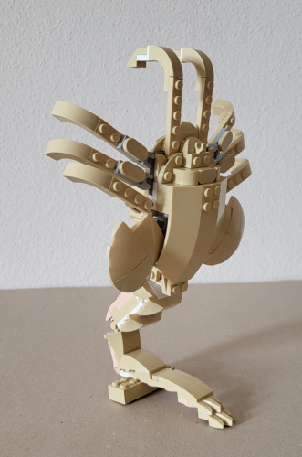 Facehugger aufrecht Rückenansicht