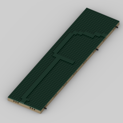 Render Unterbau Modul links