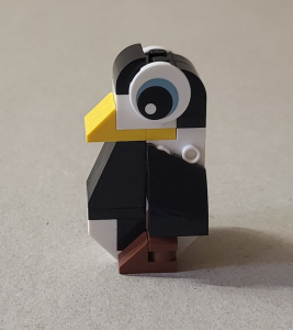 Pinguin von Links