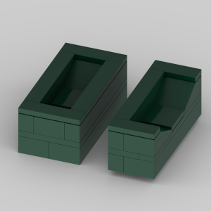 Render Aufnahmen für Stützen