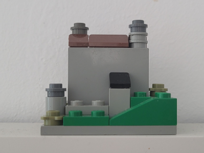 Plankenstein aus Klemmbausteinen